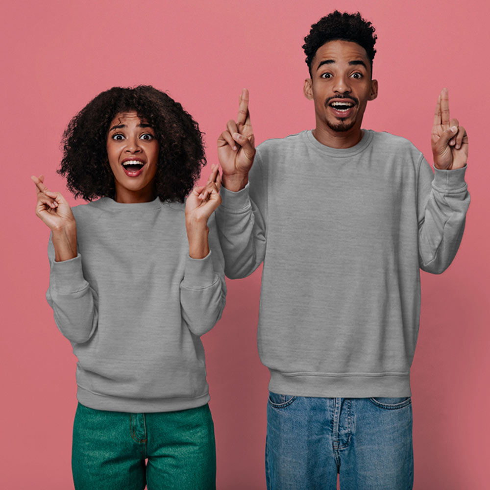 Grey Melange Sweatshirt