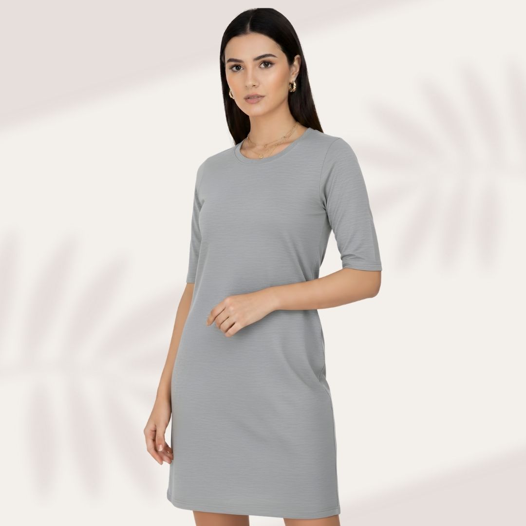 grey melange tshirt dresses by the banyan tee grey melange tshirt dress
