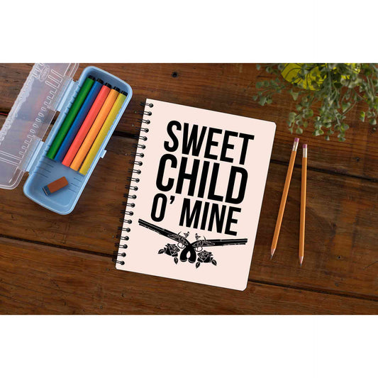 guns n' roses sweet child o' mine notebook notepad diary buy online united states of america usa the banyan tee tbt unruled