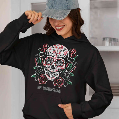 guns n' roses mr. brownstone hoodie hooded sweatshirt winterwear music band buy online usa united states of america the banyan tee tbt men women girls boys unisex black - axl rose