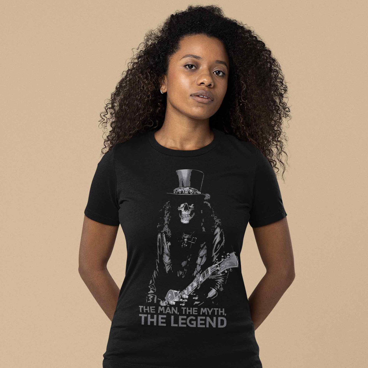 guns n' roses the legend - slash t-shirt music band buy online usa united states the banyan tee tbt men women girls boys unisex black