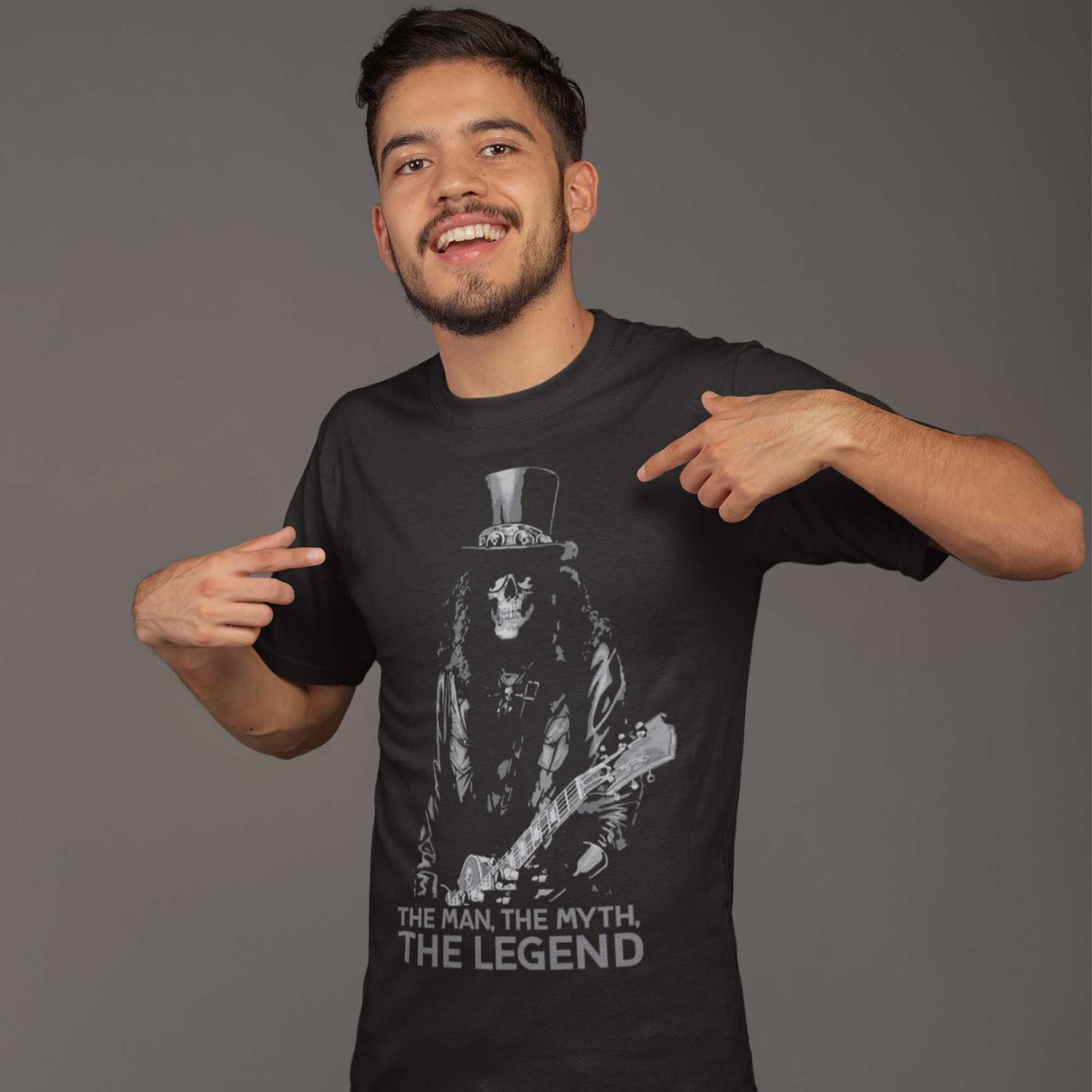 guns n' roses the legend - slash t-shirt music band buy online usa united states the banyan tee tbt men women girls boys unisex black