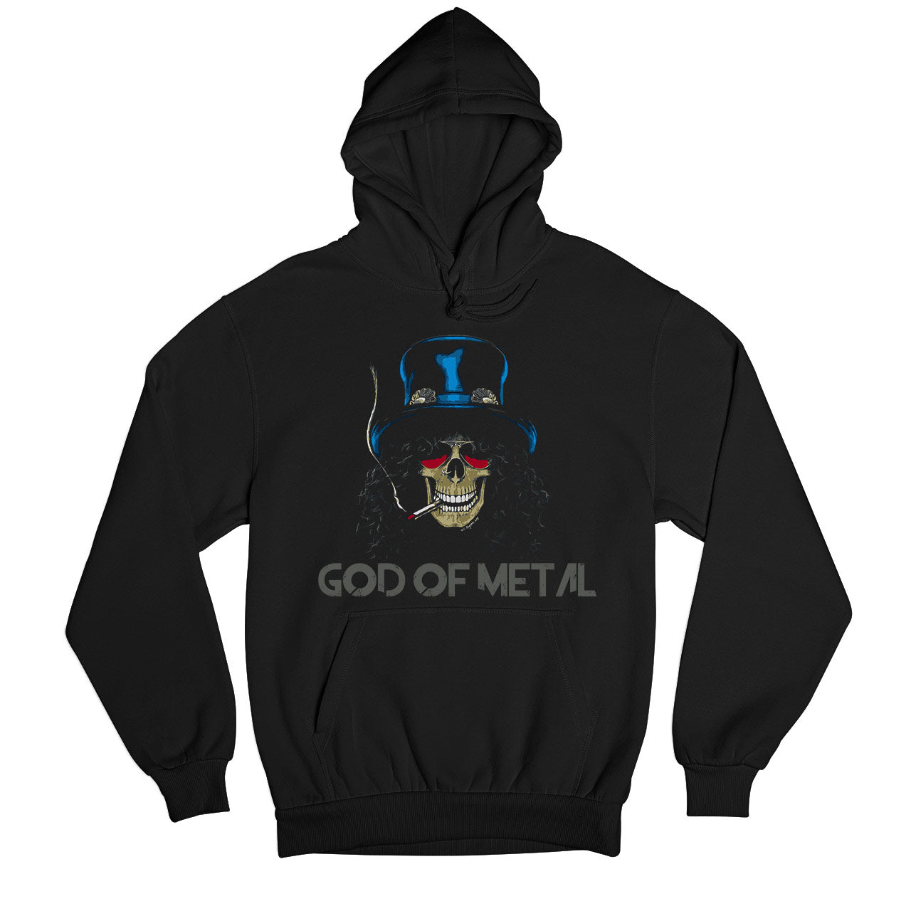 guns n' roses god of metal - slash hoodie hooded sweatshirt winterwear music band buy online usa united states of america the banyan tee tbt men women girls boys unisex black