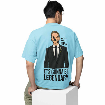 how i met your mother oversized t shirt -suit up, legendary tv & movies t-shirt black buy online india the banyan tee tbt men women girls boys unisex