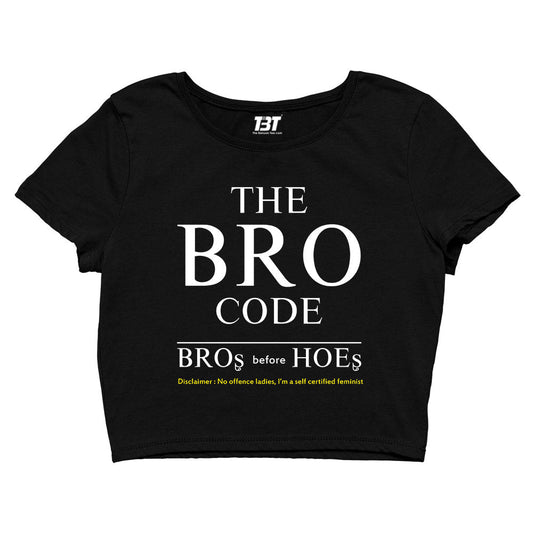 How I Met Your Mother Crop Top - Bro Code by The Banyan Tee