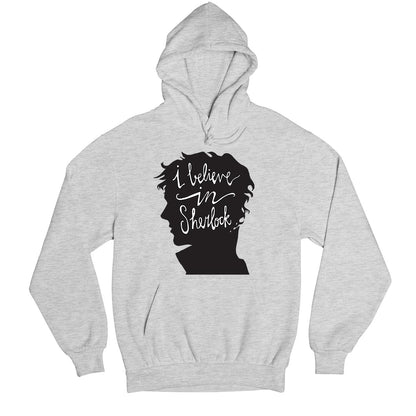 Sherlock Hoodie - I Believe In Sherlock Hoodie Hooded Sweatshirt The Banyan Tee TBT