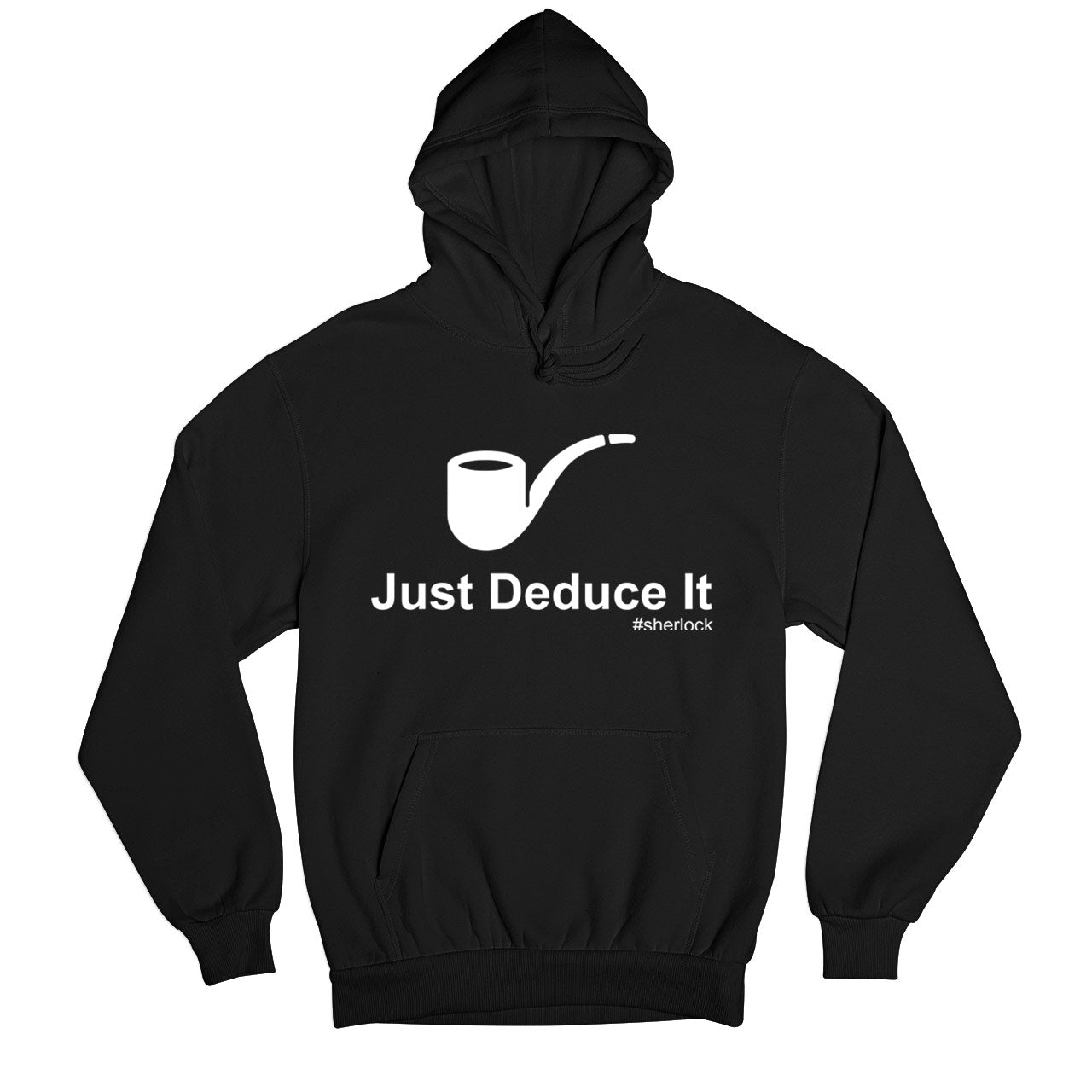 Sherlock Hoodie - Just Deduce It Hoodie Hooded Sweatshirt The Banyan Tee TBT