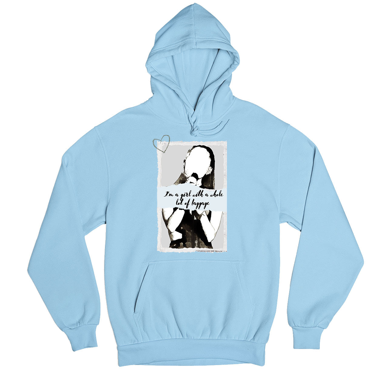 ariana grande ghostin hoodie hooded sweatshirt winterwear music band buy online usa united states of america the banyan tee tbt men women girls boys unisex baby blue