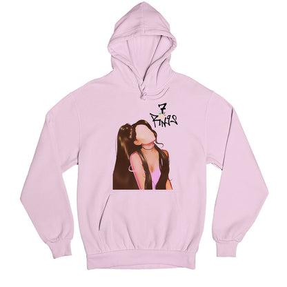 ariana grande 7 rings hoodie hooded sweatshirt winterwear music band buy online usa united states of america the banyan tee tbt men women girls boys unisex baby pink