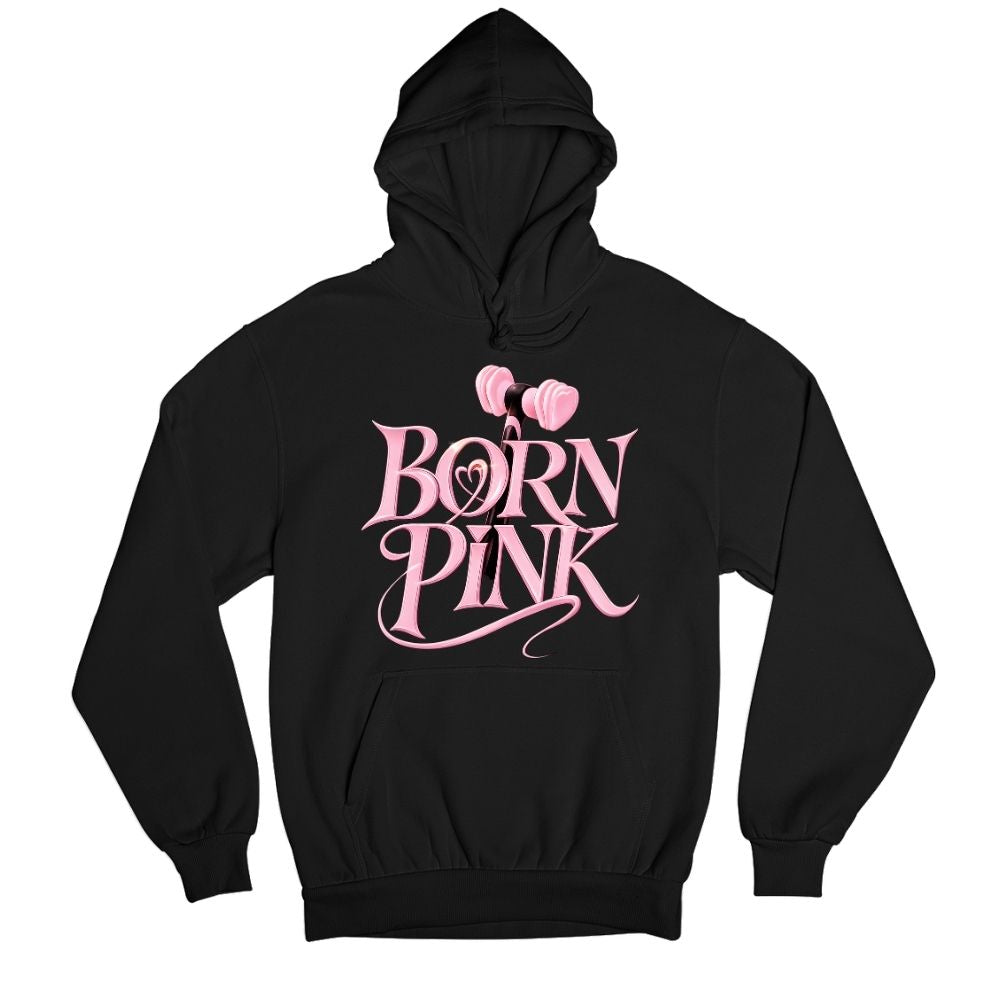 black pink born pink hoodie hooded sweatshirt winterwear music band buy online united states usa the banyan tee tbt men women girls boys unisex black 