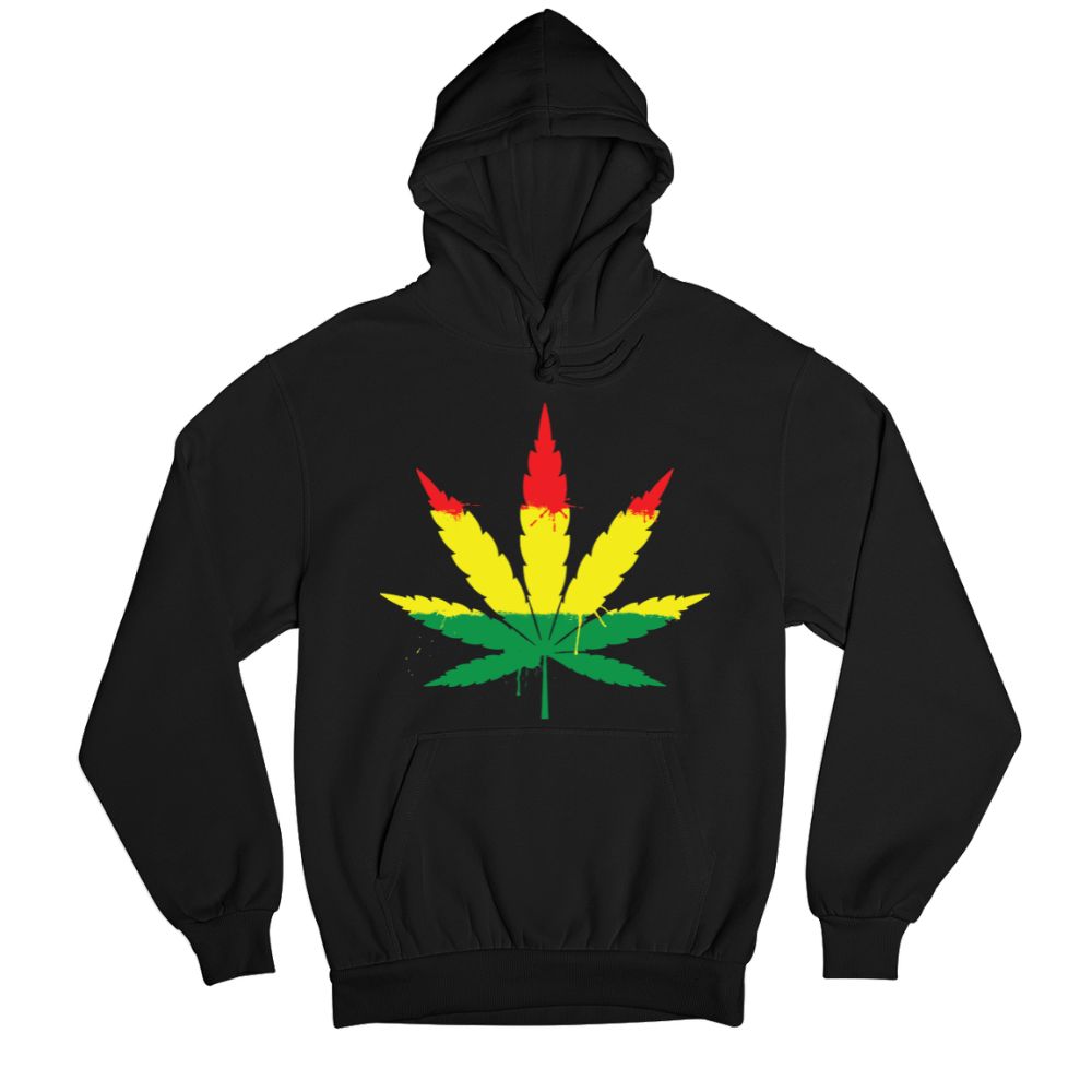 bob marley unity leaf hoodie hooded sweatshirt winterwear music band buy online united states usa the banyan tee tbt men women girls boys unisex black 