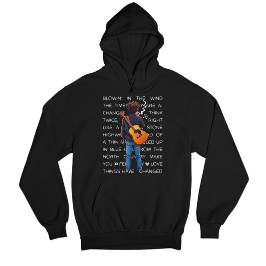 bob dylan dylanite hoodie hooded sweatshirt winterwear music band buy online united states usa the banyan tee tbt men women girls boys unisex black 