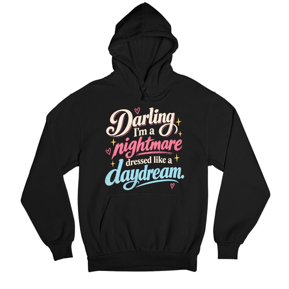 taylor swift dressed like a daydream hoodie hooded sweatshirt winterwear music band buy online united states usa the banyan tee tbt men women girls boys unisex black 