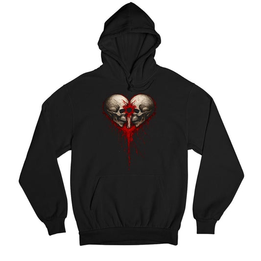 bullet for my valentine bullet heart hoodie hooded sweatshirt winterwear music band buy online united states usa the banyan tee tbt men women girls boys unisex black 