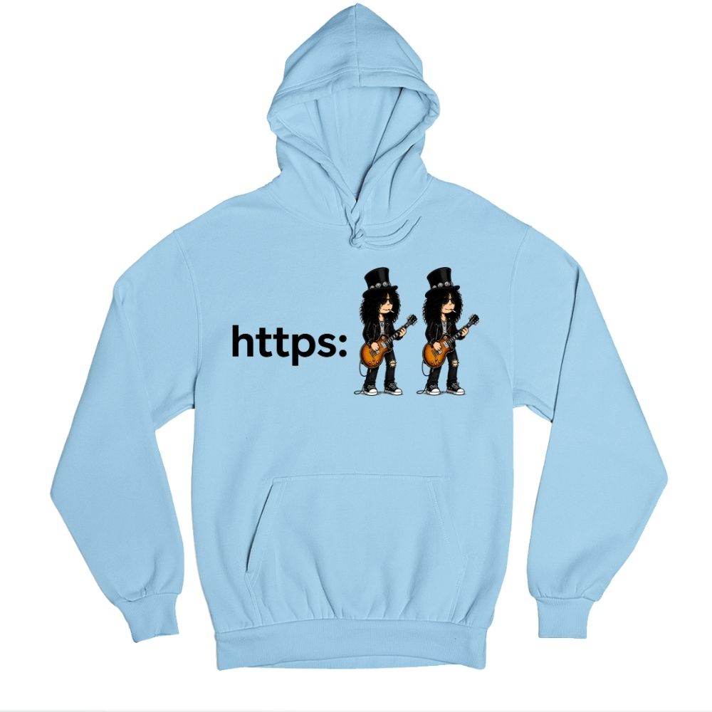 guns n' roses forward slash hoodie hooded sweatshirt winterwear music band buy online united states usa the banyan tee tbt men women girls boys unisex baby blue 