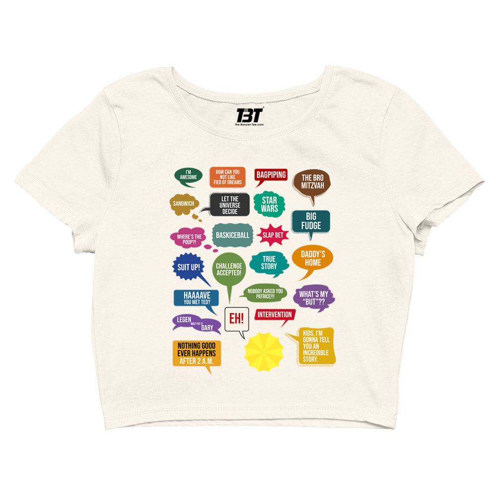 How I Met Your Mother Crop Top by The Banyan Tee TBT