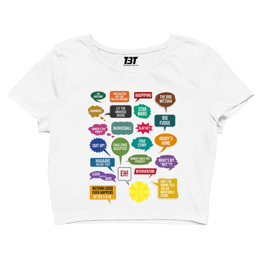 How I Met Your Mother Crop Top by The Banyan Tee TBT