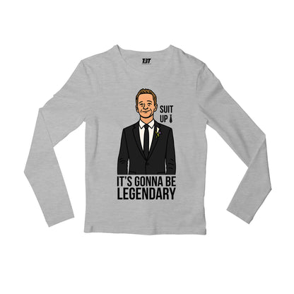 How I Met Your Mother Full Sleeves T-shirt - Suit Up Full Sleeves T-shirt The Banyan Tee TBT