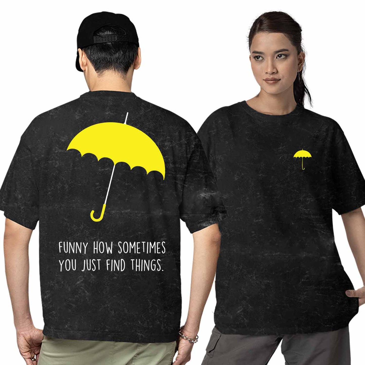 how i met your mother oversized t shirt - you just find things tv & movies t-shirt black buy online india the banyan tee tbt men women girls boys unisex