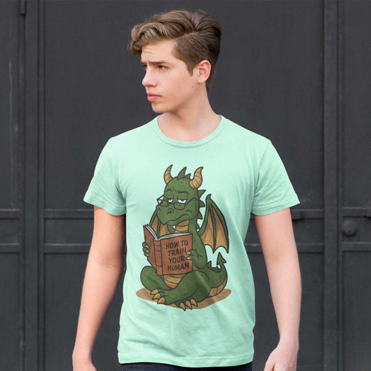 graphic how to train your human t-shirt printed graphic stylish buy online united states usa the banyan tee tbt men women girls boys unisex jade 