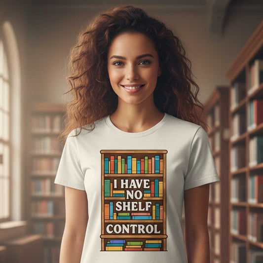 graphic i have no shelf control t-shirt printed graphic stylish buy online united states usa the banyan tee tbt men women girls boys unisex off white 