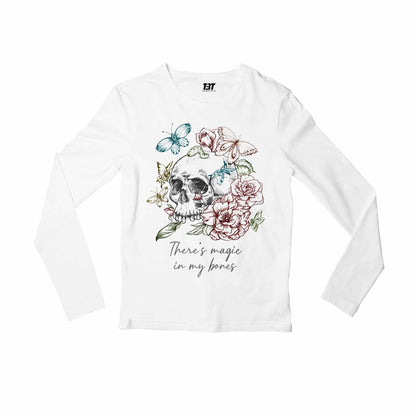 imagine dragons there's magic in my bones full sleeves long sleeves music band buy online india the banyan tee tbt men women girls boys unisex white