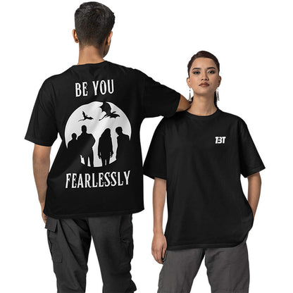 Oversized T shirt - Be You, Fearlessly