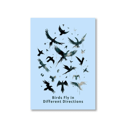 imagine dragons birds fly in different directions poster wall art buy online united states of america usa the banyan tee tbt a4 