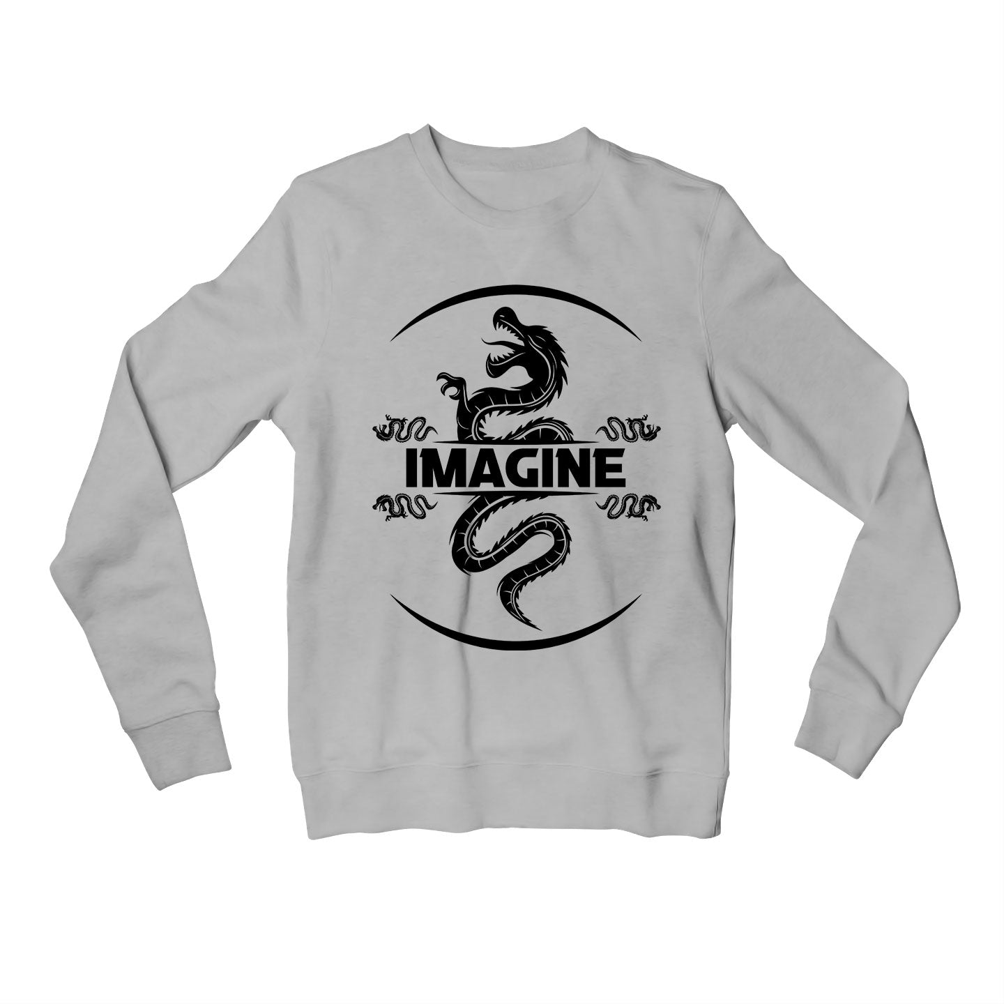 imagine dragons dragonscape sweatshirt upper winterwear music band buy online united states of america usa the banyan tee tbt men women girls boys unisex gray