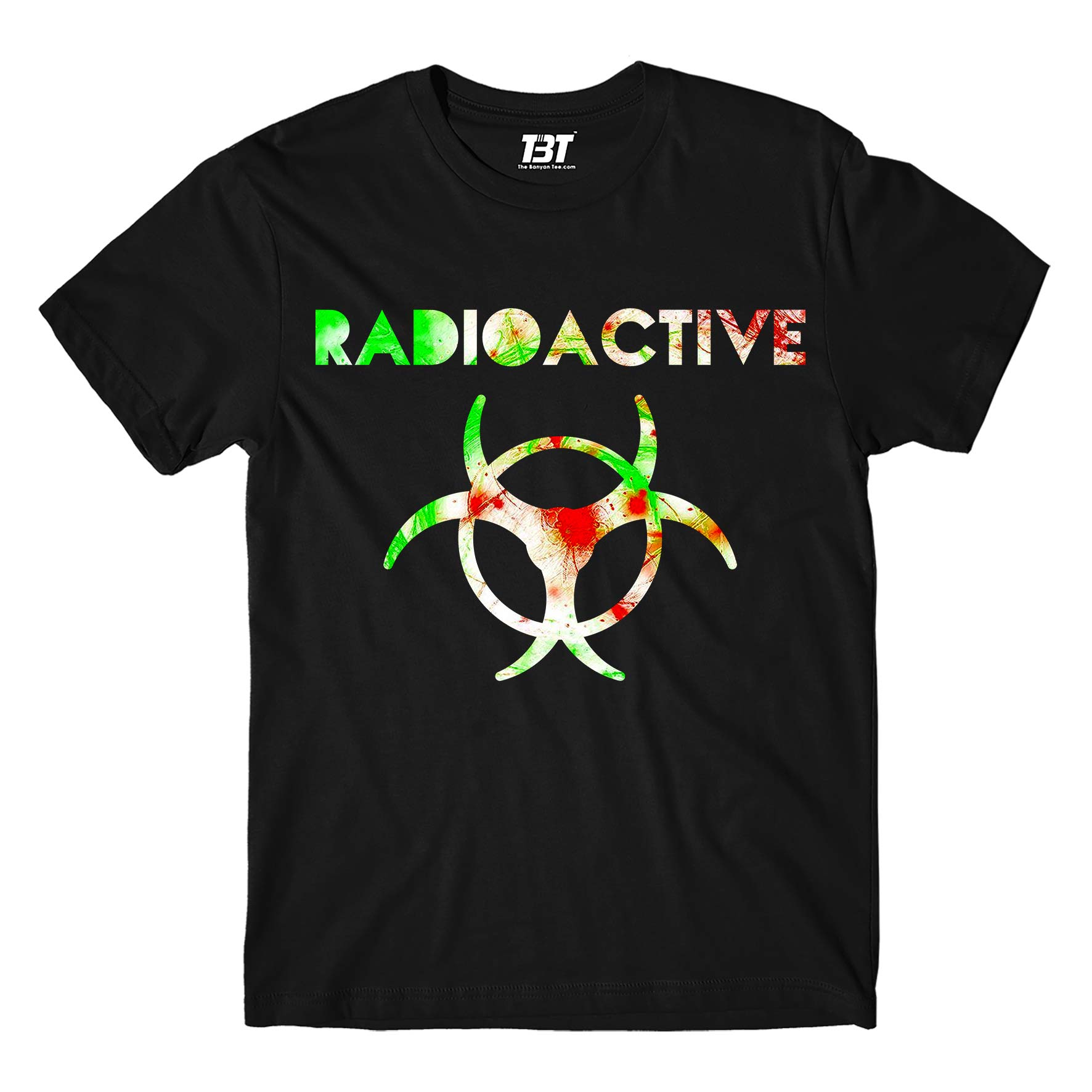 imagine dragons radioactive t-shirt music band buy online usa united states the banyan tee tbt men women girls boys unisex black