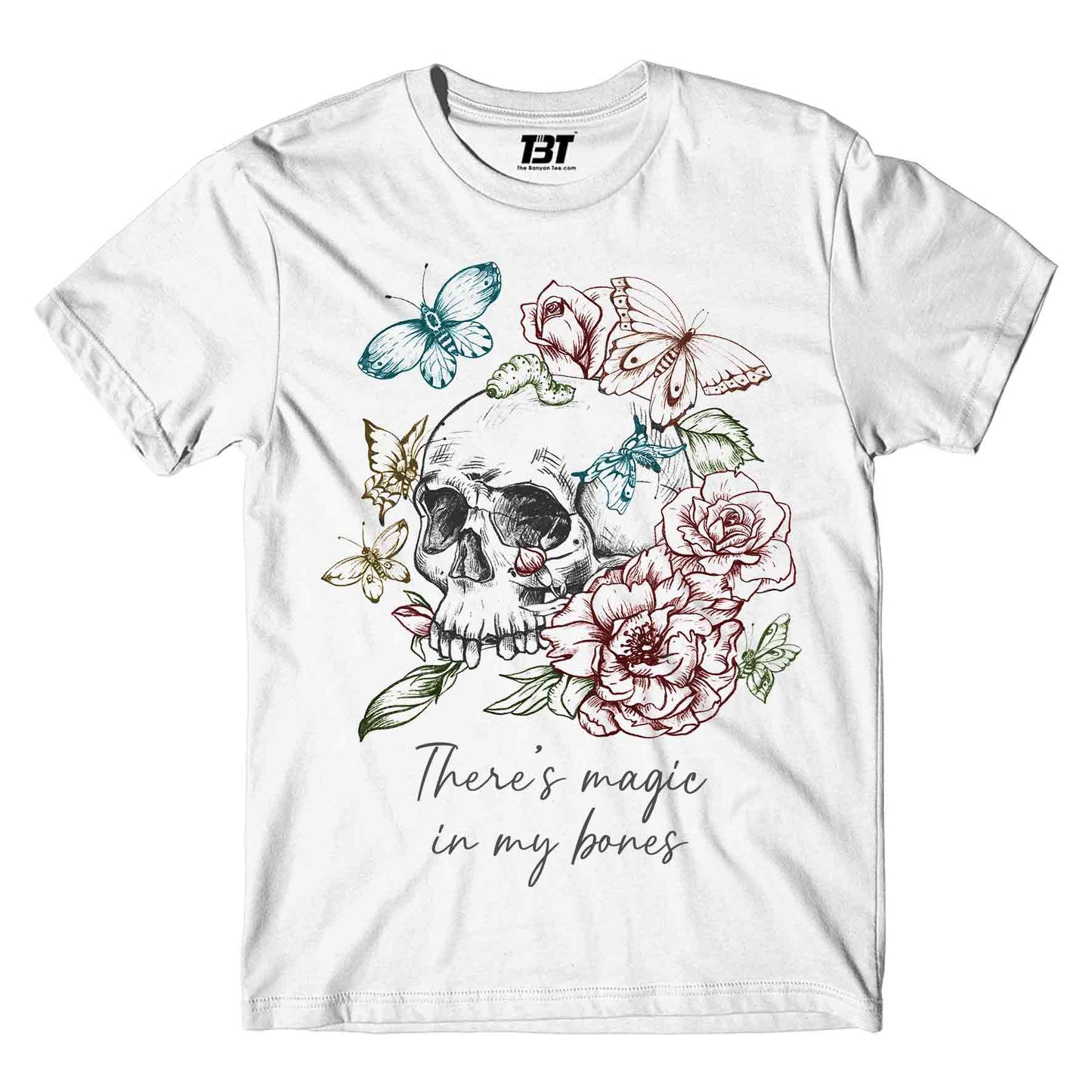 imagine dragons there's magic in my bones t-shirt music band buy online usa united states the banyan tee tbt men women girls boys unisex white