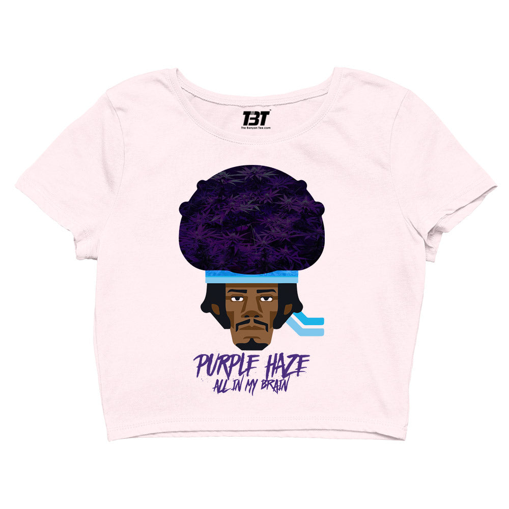 jimi hendrix purple haze crop top music band buy online united states of america usa the banyan tee tbt men women girls boys unisex lavender