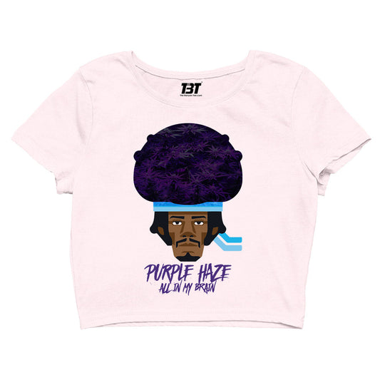 jimi hendrix purple haze crop top music band buy online united states of america usa the banyan tee tbt men women girls boys unisex lavender