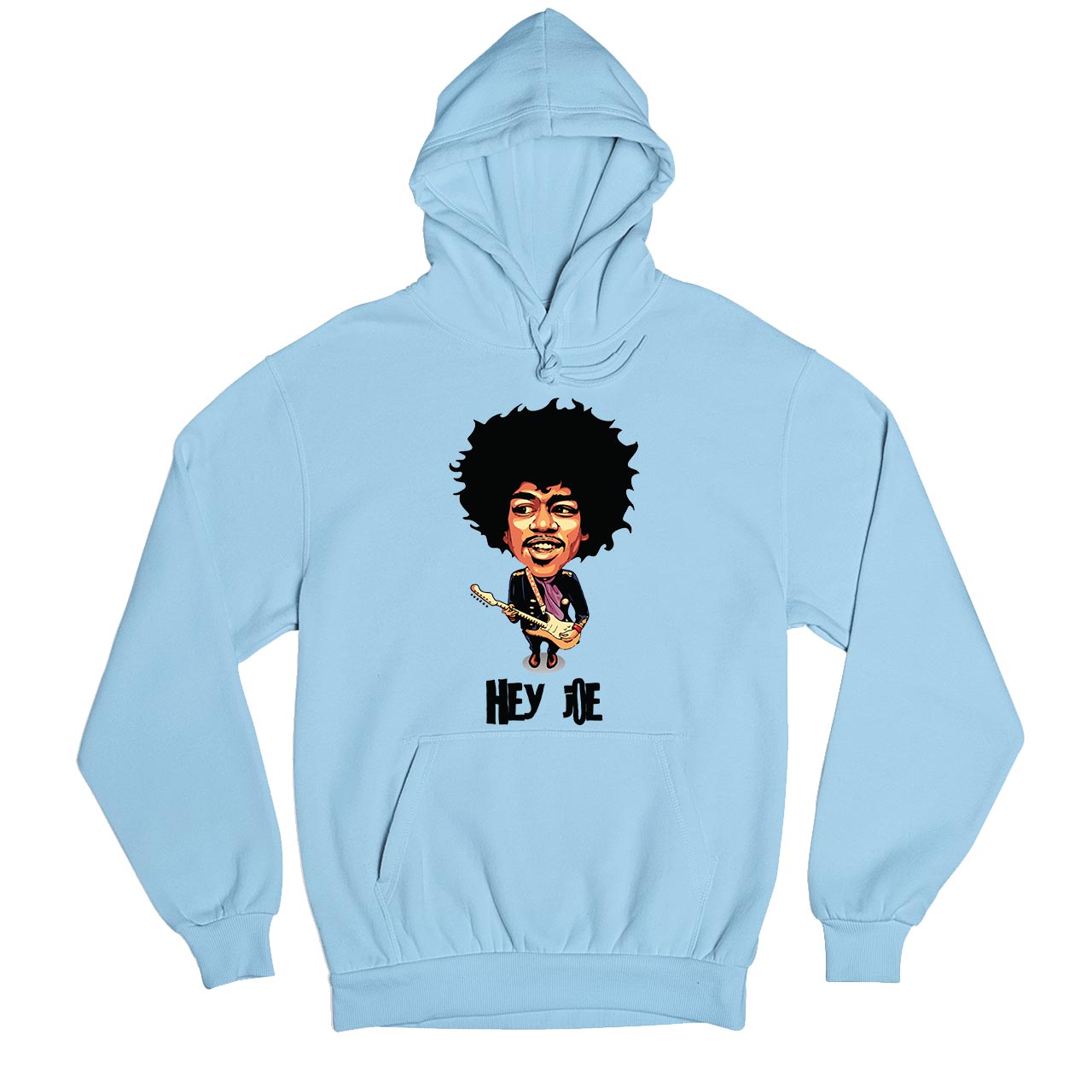 jimi hendrix hey joe hoodie hooded sweatshirt winterwear music band buy online united states usa the banyan tee tbt men women girls boys unisex baby blue