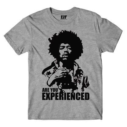 jimi hendrix are you experienced t-shirt music band buy online usa united states the banyan tee tbt men women girls boys unisex gray