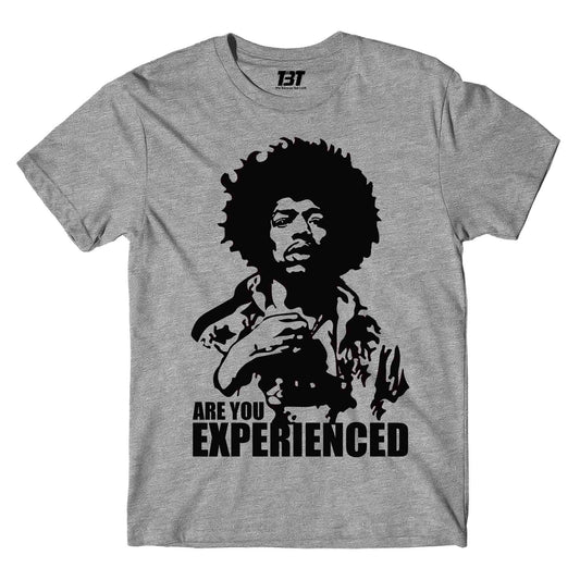 jimi hendrix are you experienced t-shirt music band buy online usa united states the banyan tee tbt men women girls boys unisex gray
