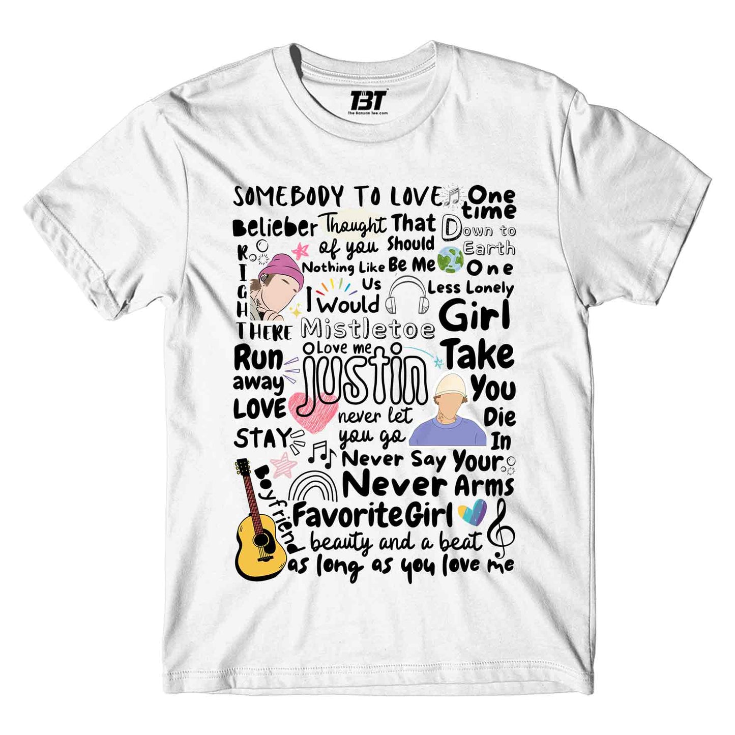 justin bieber bieber beats t-shirt music band buy online united states of america usa the banyan tee tbt men women girls boys unisex white