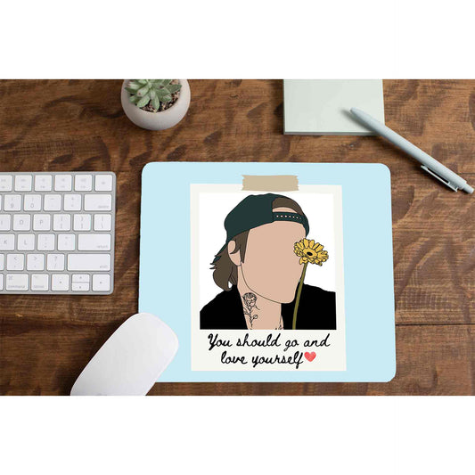 justin bieber love yourself mousepad logitech large anime music band buy online united states of america usa the banyan tee tbt men women girls boys unisex