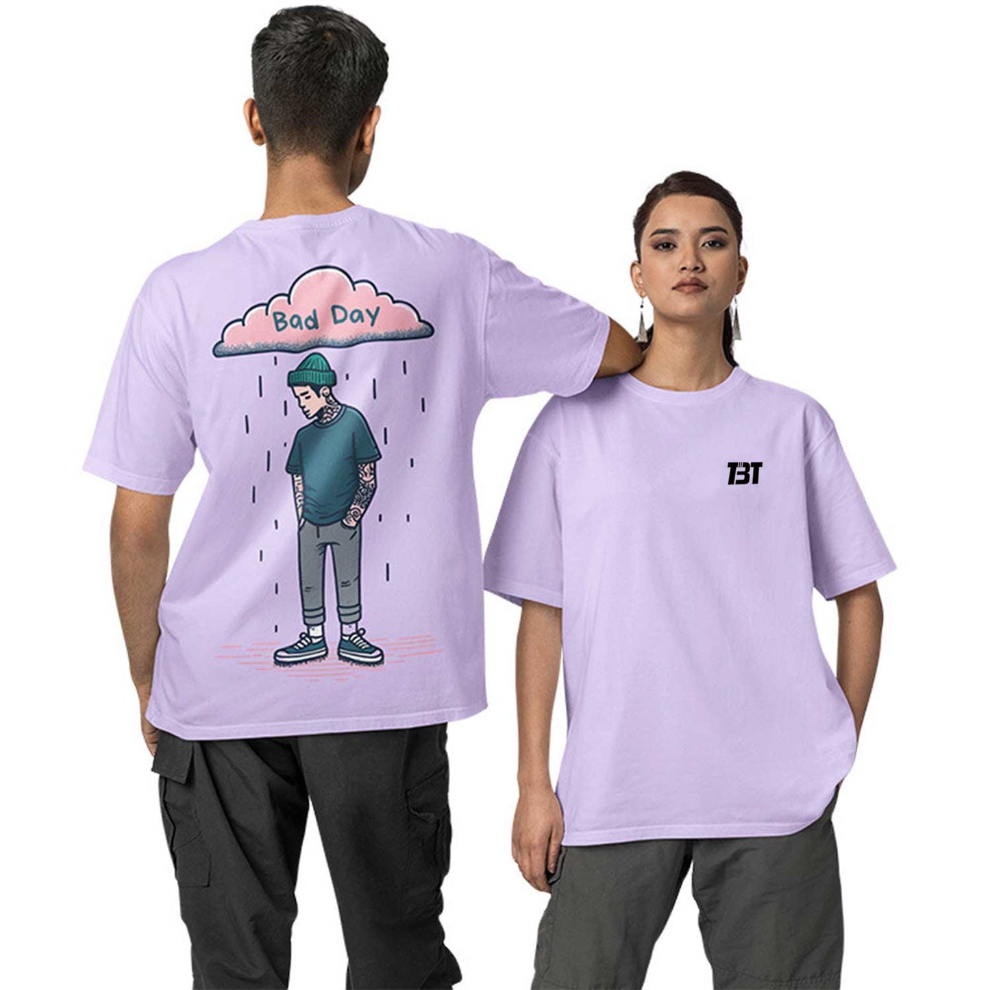 Oversized T shirt - Bad Day