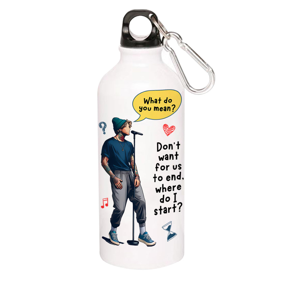 justin bieber yummy sipper steel water bottle flask gym shaker music band buy online india the banyan tee tbt men women girls boys unisex