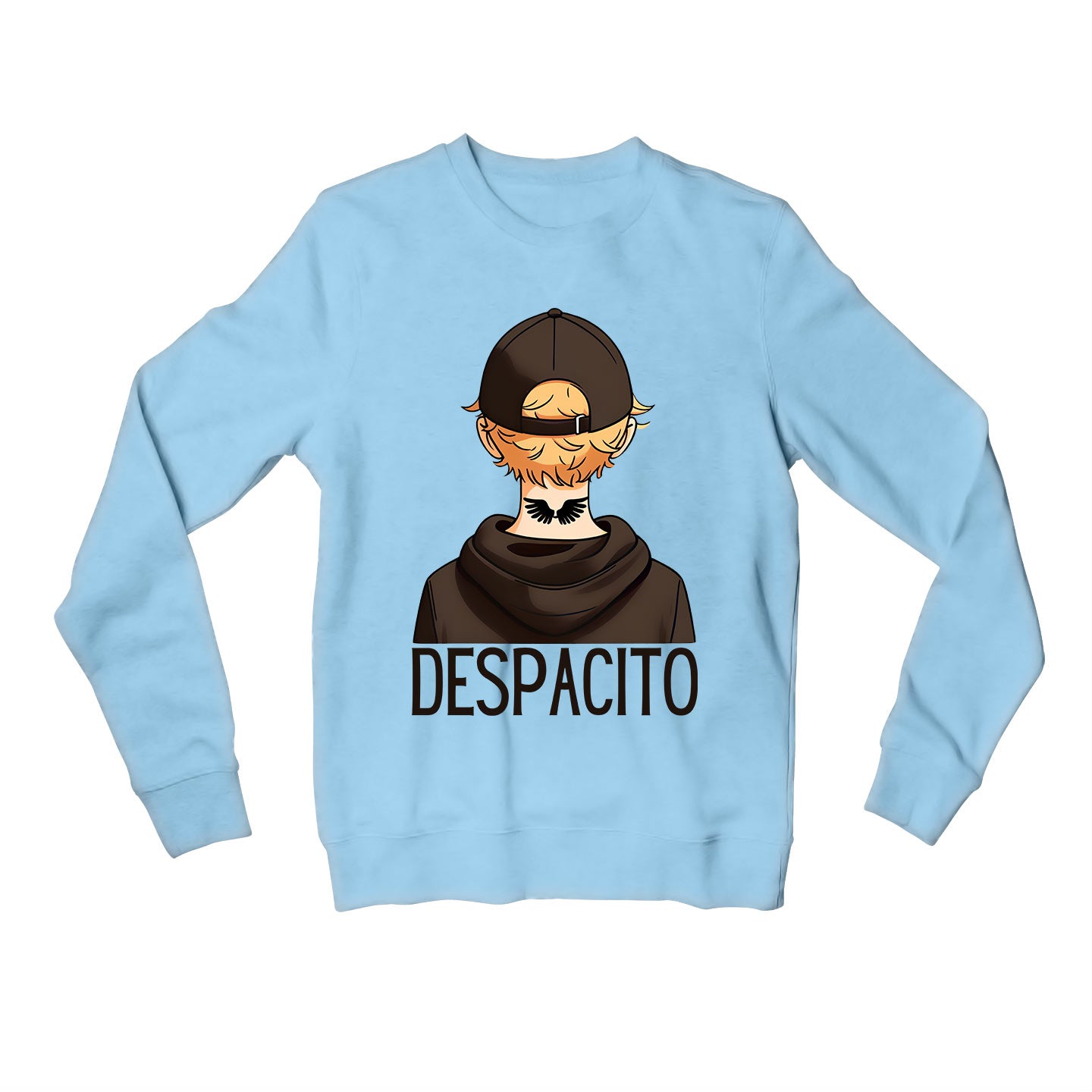 justin bieber despacito sweatshirt upper winterwear music band buy online united states of america usa the banyan tee tbt men women girls boys unisex black