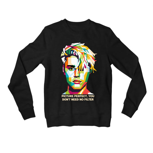 justin bieber intentions sweatshirt upper winterwear music band buy online united states of america usa the banyan tee tbt men women girls boys unisex black