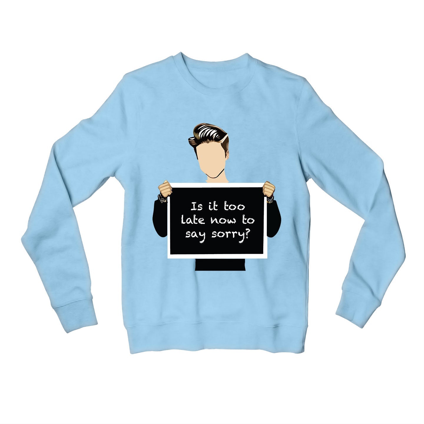 justin bieber sorry sweatshirt upper winterwear music band buy online united states usa the banyan tee tbt men women girls boys unisex baby blue