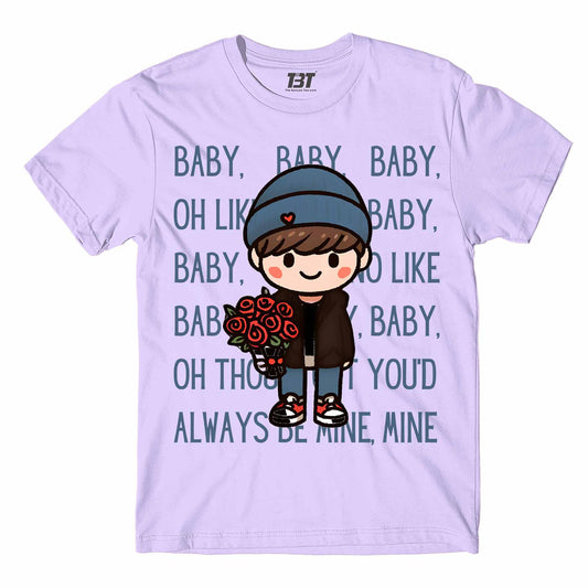 justin bieber baby t-shirt music band buy online united states of america usa the banyan tee tbt men women girls boys unisex black