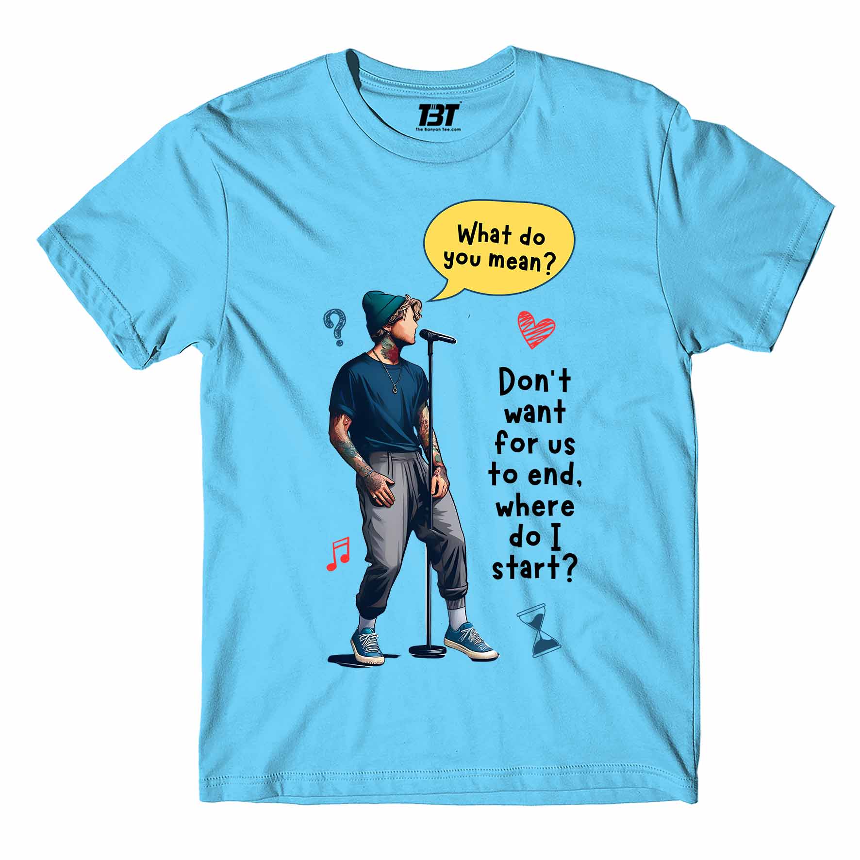 justin bieber what do you mean t-shirt music band buy online united states of america usa the banyan tee tbt men women girls boys unisex navy