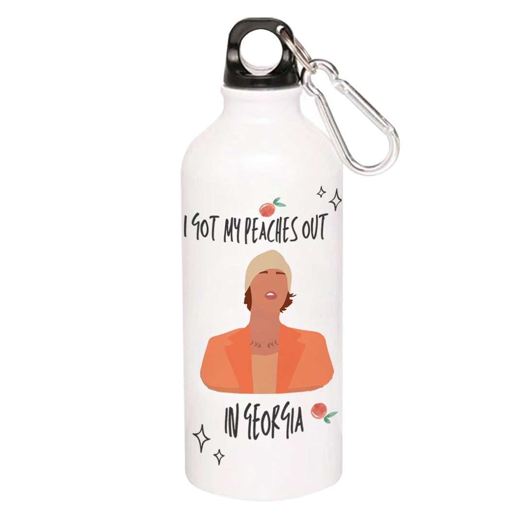 justin bieber peaches sipper steel water bottle flask gym shaker music band buy online india the banyan tee tbt men women girls boys unisex