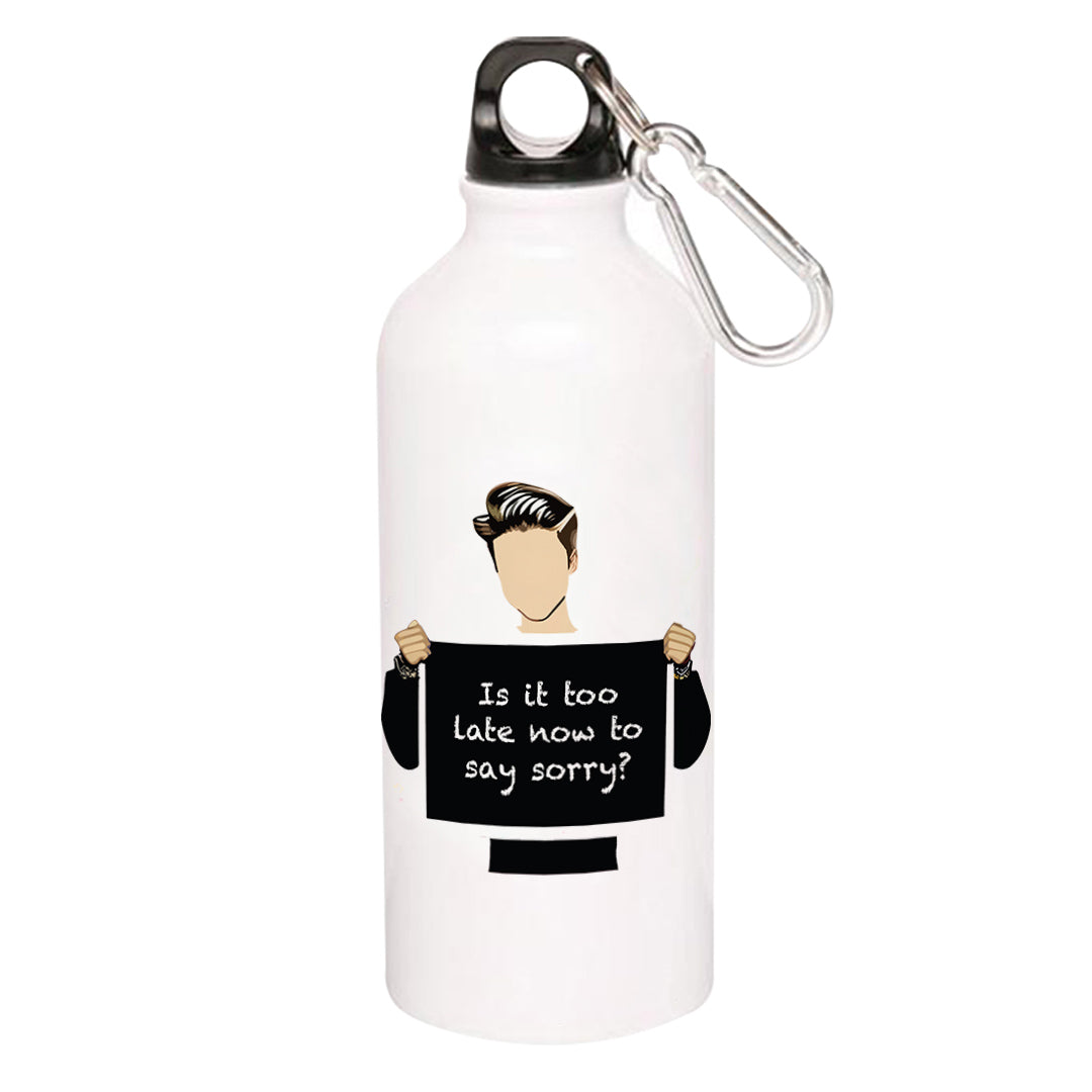 justin bieber sorry sipper steel water bottle flask gym shaker music band buy online india the banyan tee tbt men women girls boys unisex