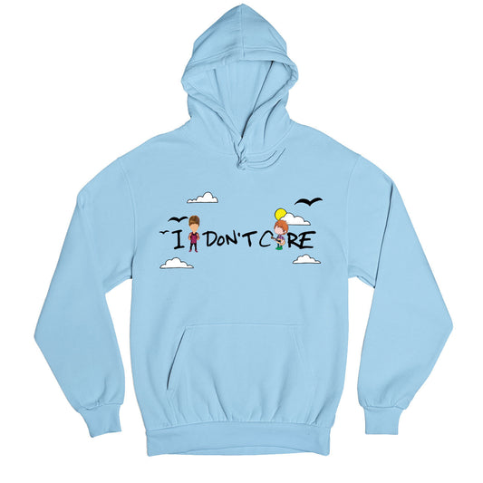 justin bieber i don't care hoodie hooded sweatshirt winterwear music band buy online united states usa the banyan tee tbt men women girls boys unisex baby blue
