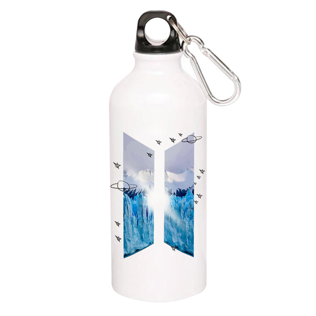 BTS Sipper Metal Water Bottle The Banyan Tee TBT for gym girls adults straw drinking stylish online 1 litre milton 750 ml Bangtan Boys K Pop Music