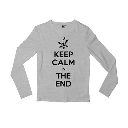 linkin park keep calm full sleeves long sleeves music band buy online india the banyan tee tbt men women girls boys unisex gray